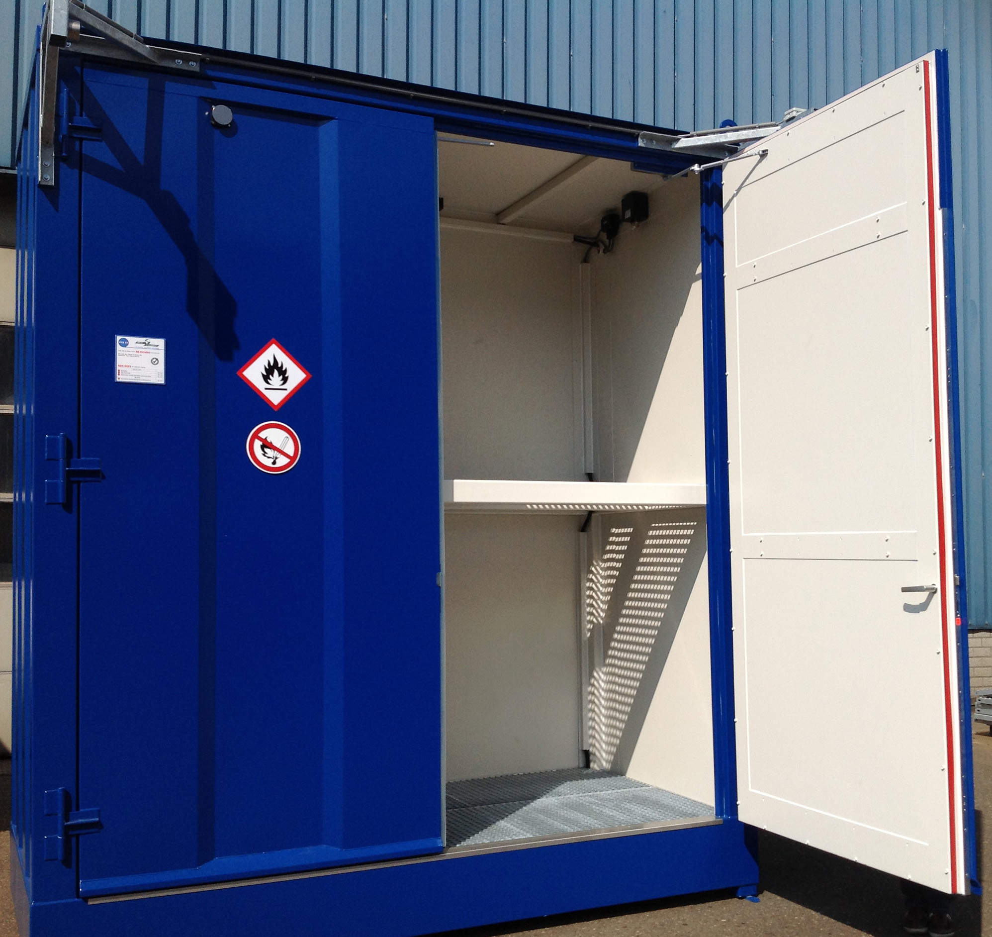 Brandwerende palletkluis